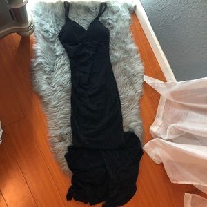 Black sparkling dress from fashion nova